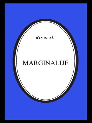 cover image of Marginalije